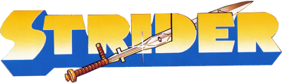 Strider logo for Sega Mega Drive